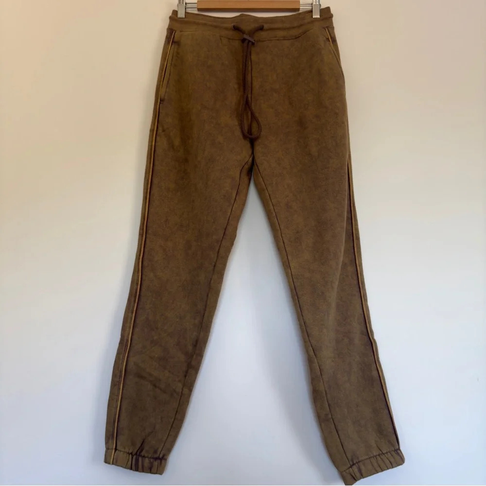Alphalate Joggers sepia caramel brown Size: S New With Tags